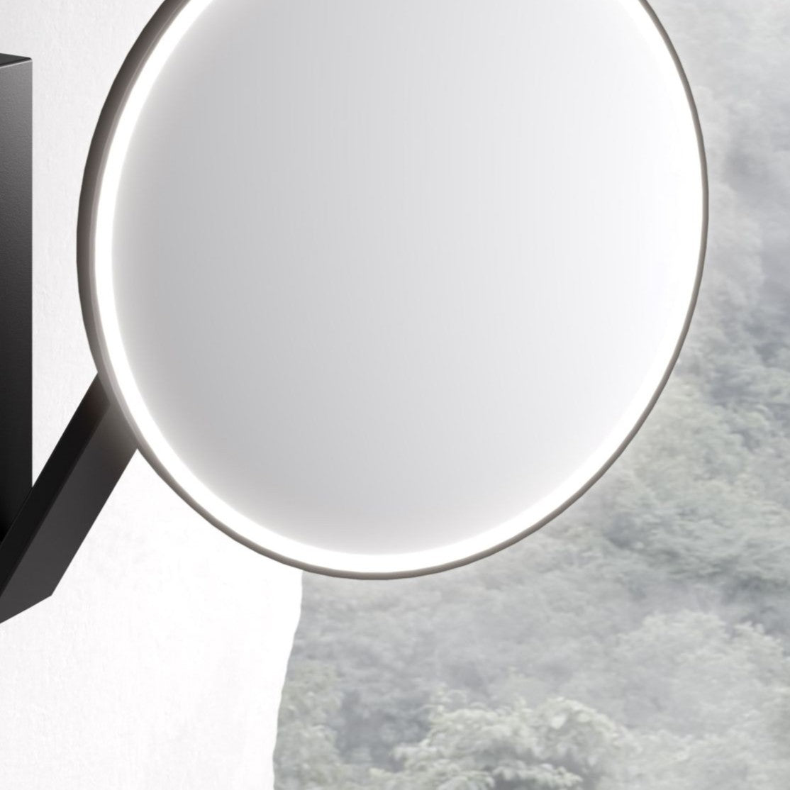 Keuco Cosmetic mirror with glass control panel - 212mm
