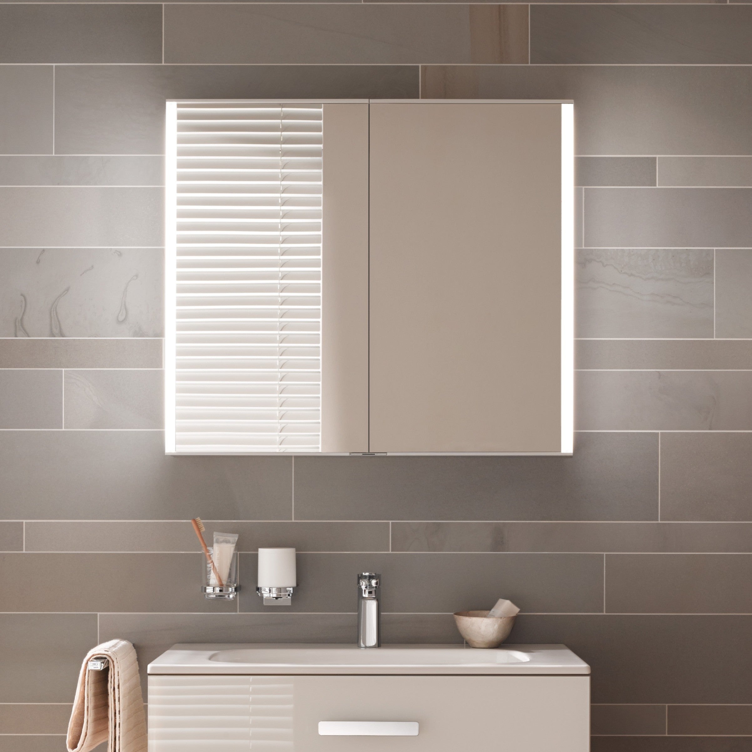 Keuco Royal Match Mirror cabinet Double-door recessed