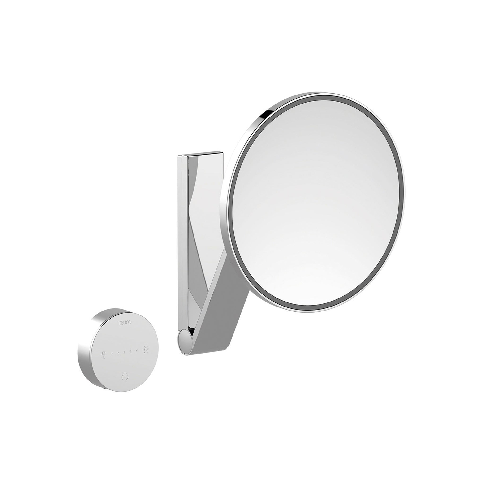 Keuco Cosmetic mirror with glass control panel - 212mm
