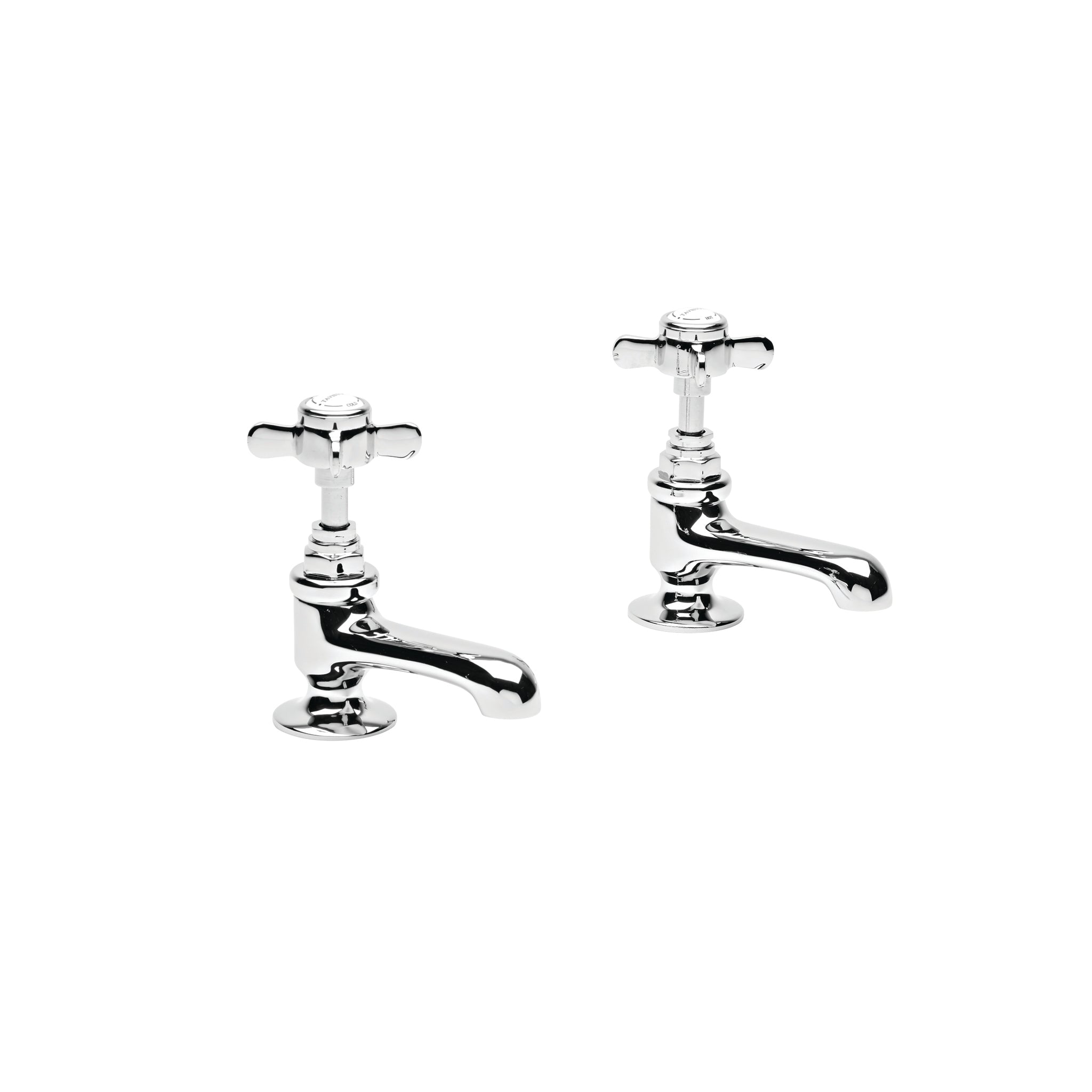 Tavistock Varsity Basin Taps (Pair) - Chrome