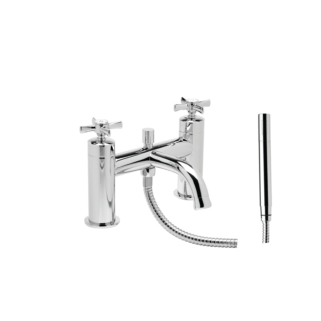 Tavistock Cheltenham Deck Mounted Bath Shower Mix - Chrome