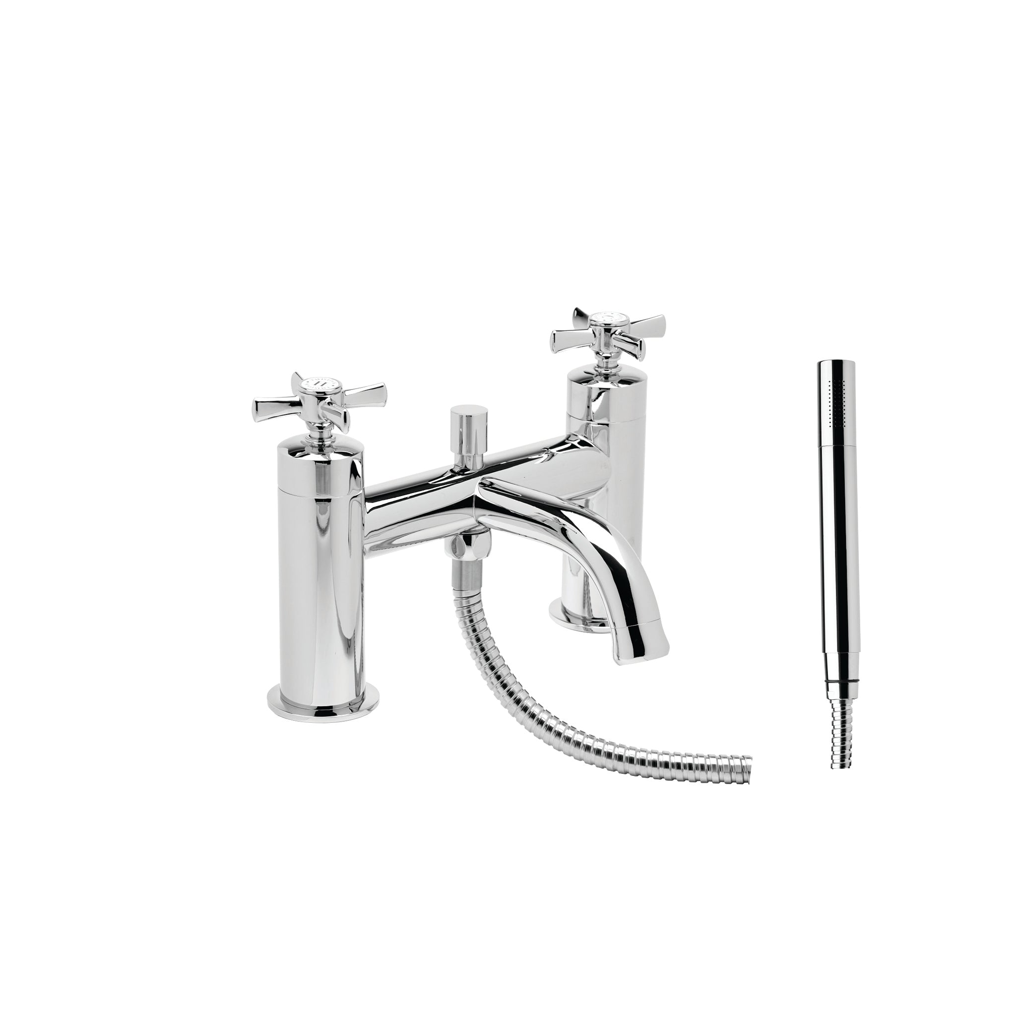 Tavistock Cheltenham Deck Mounted Bath Shower Mix - Chrome