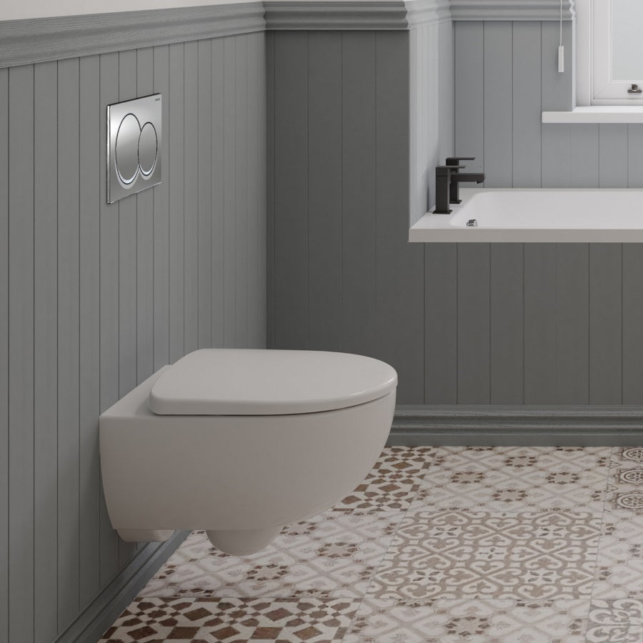 Geberit Duofix 112cm WC Frame with Alpha Concealed Cistern for Wall-hung WC