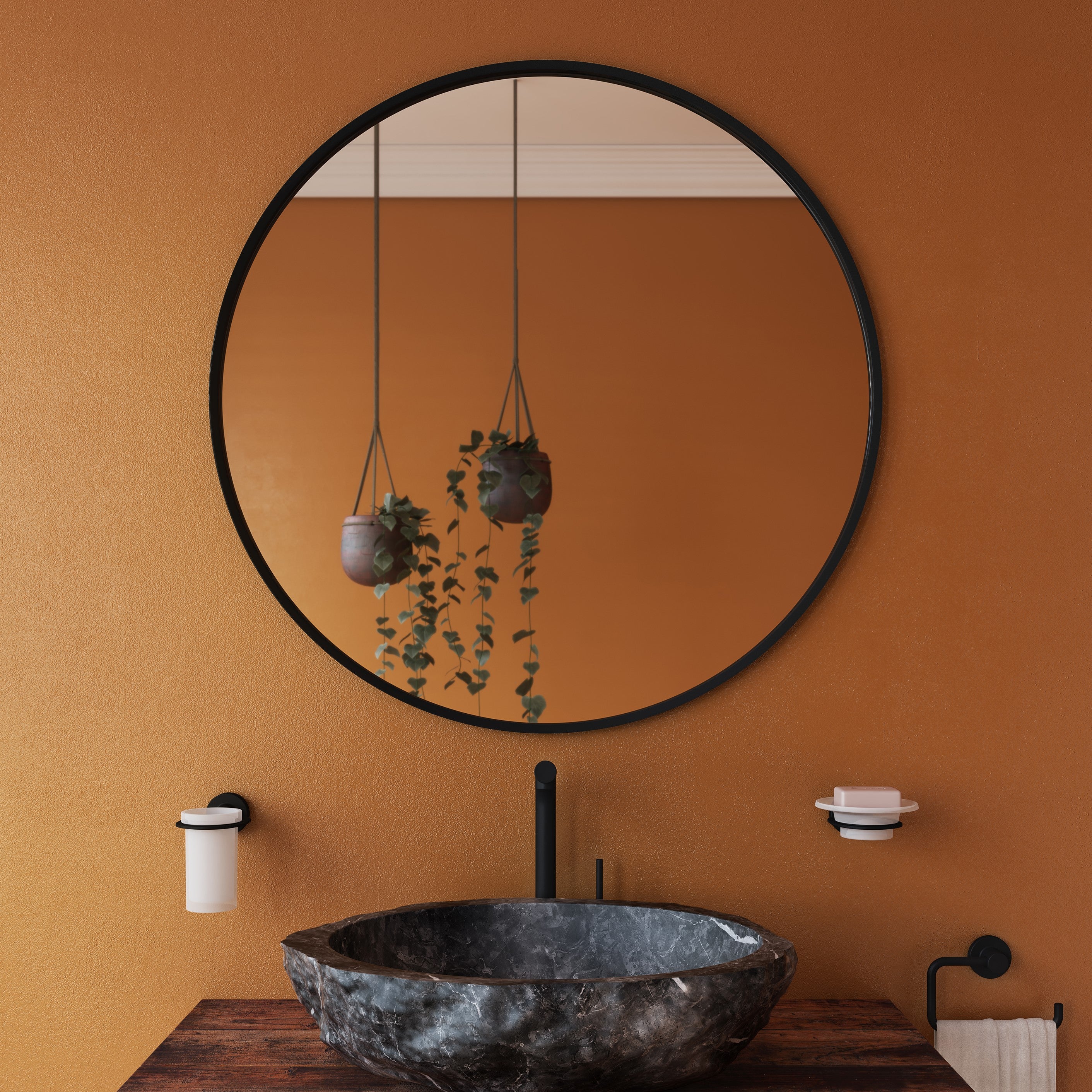 Origins Living Docklands Round Mirror 80