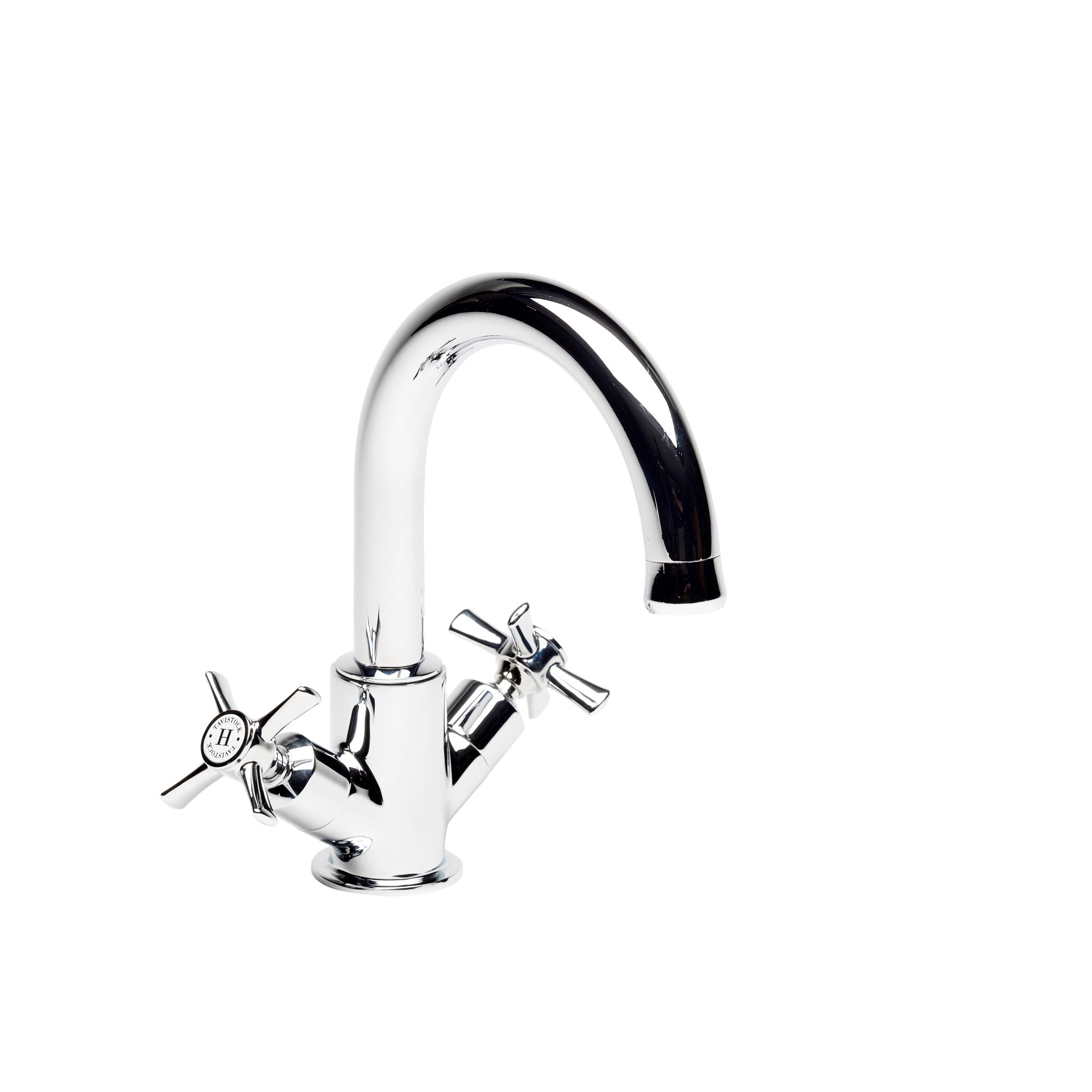 Tavistock Cheltenham Basin Mixer With Click Waste - Chrome