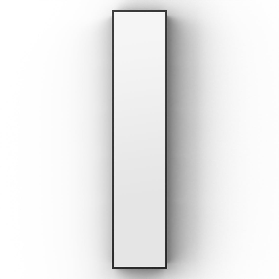 Origins Living Dockside Mirror With Open Shelving 140 Black - 140x30cm