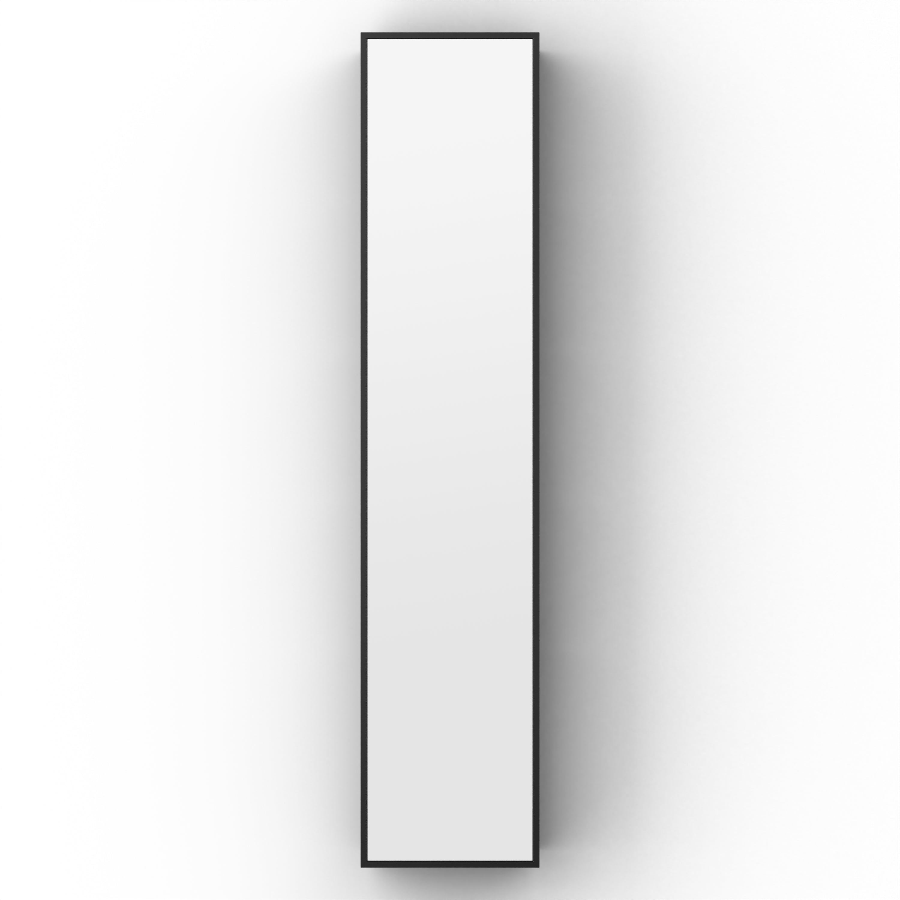 Origins Living Dockside Mirror With Open Shelving 140 Black - 140x30cm