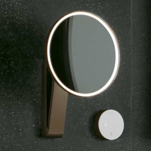 Keuco Cosmetic mirror with glass control panel - 212mm
