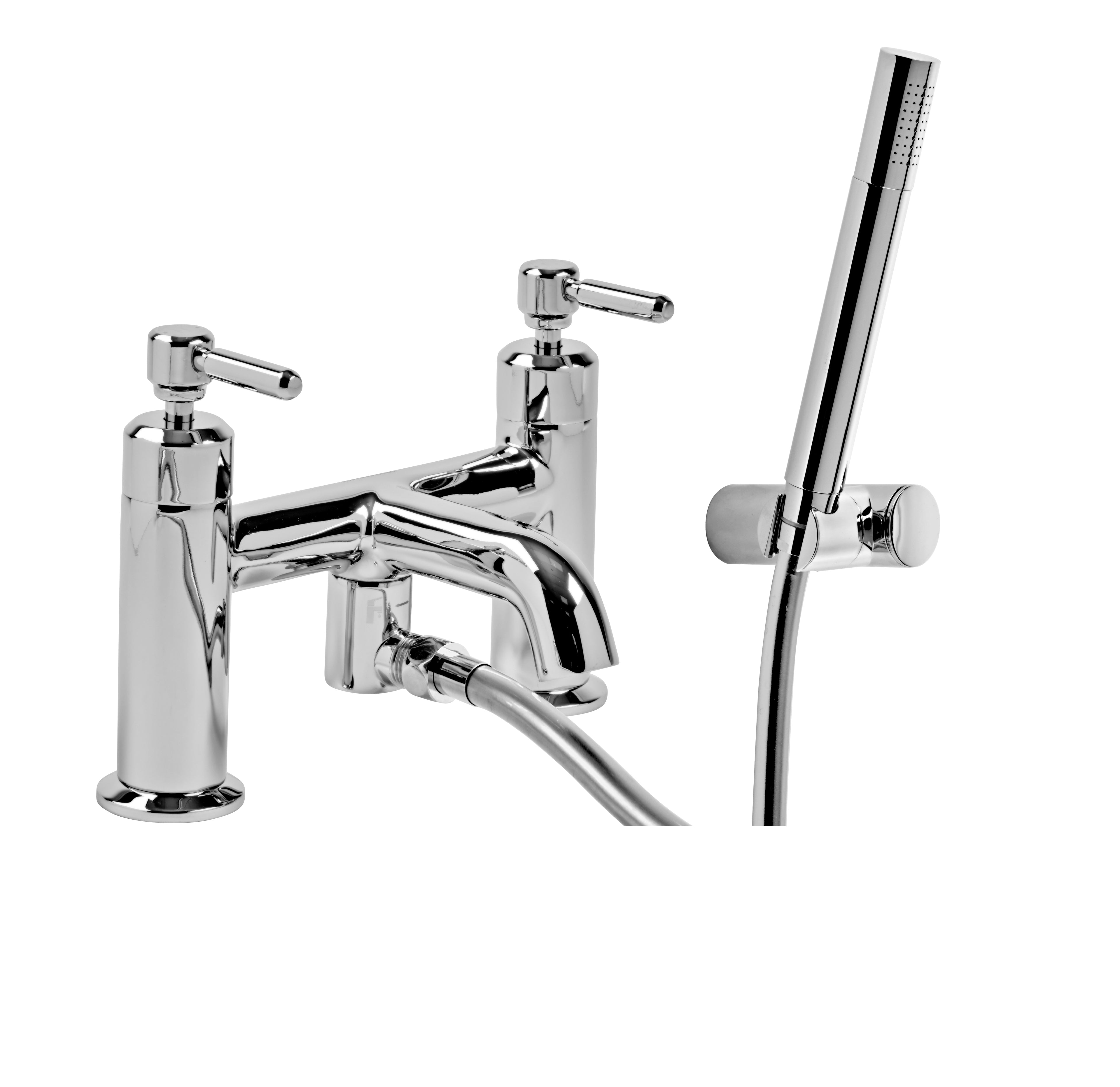 Tavistock Ashmore Pillar Mounted Bath Shower Mixer - Chrome