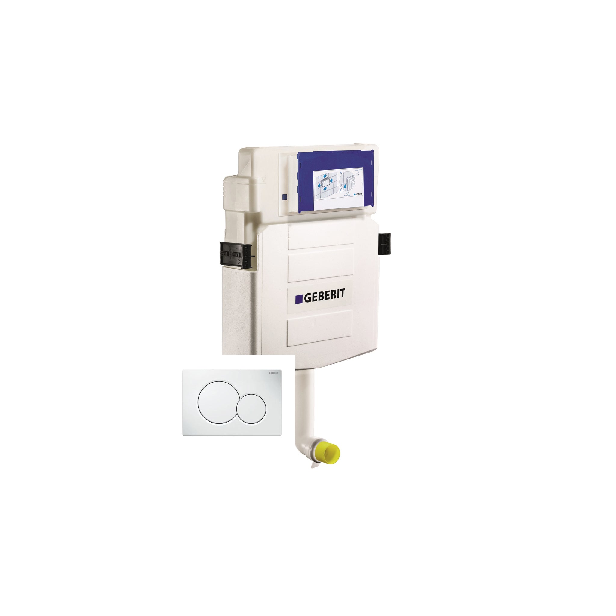 Geberit Sigma 12cm Concealed Dual Flush Cistern