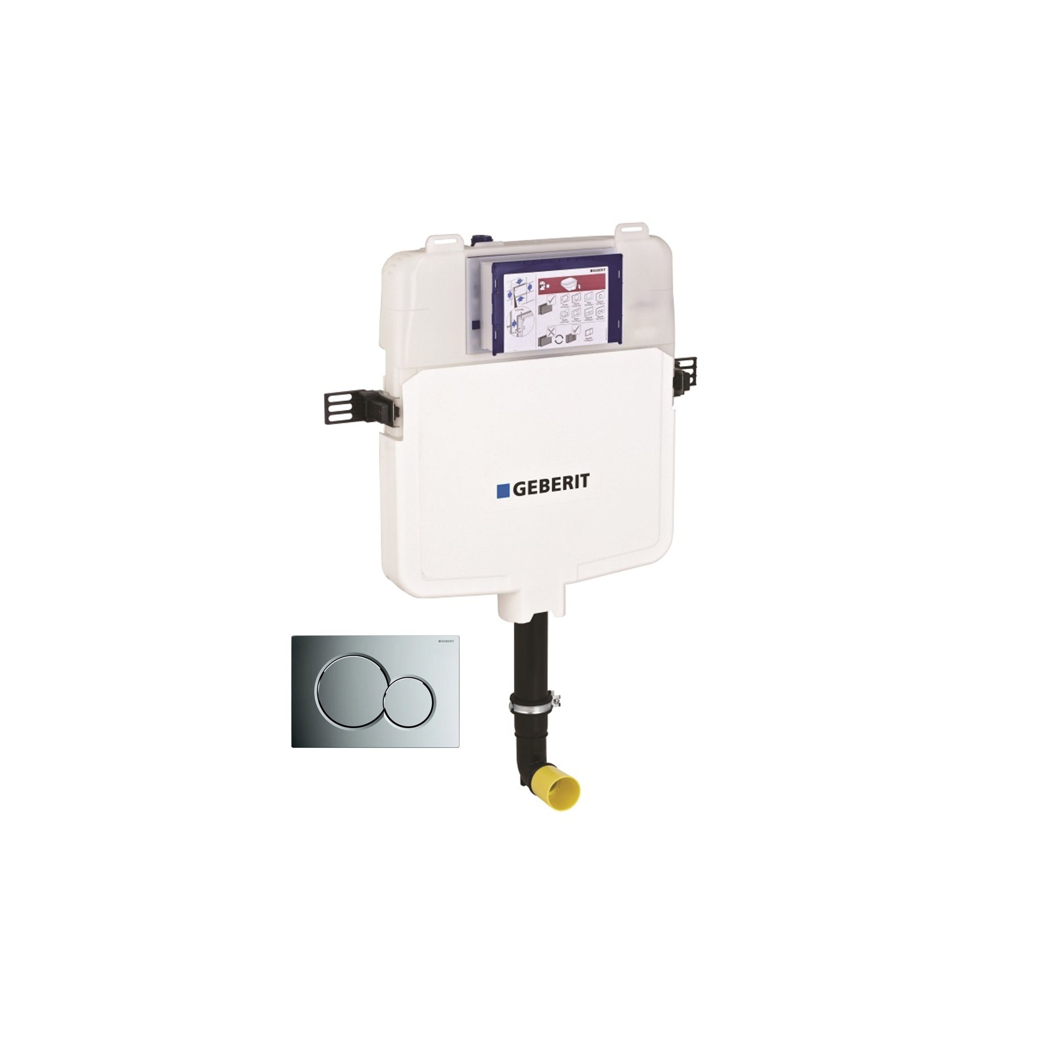 Geberit Sigma 8cm Reduced Depth Concealed Dual Flush Cistern