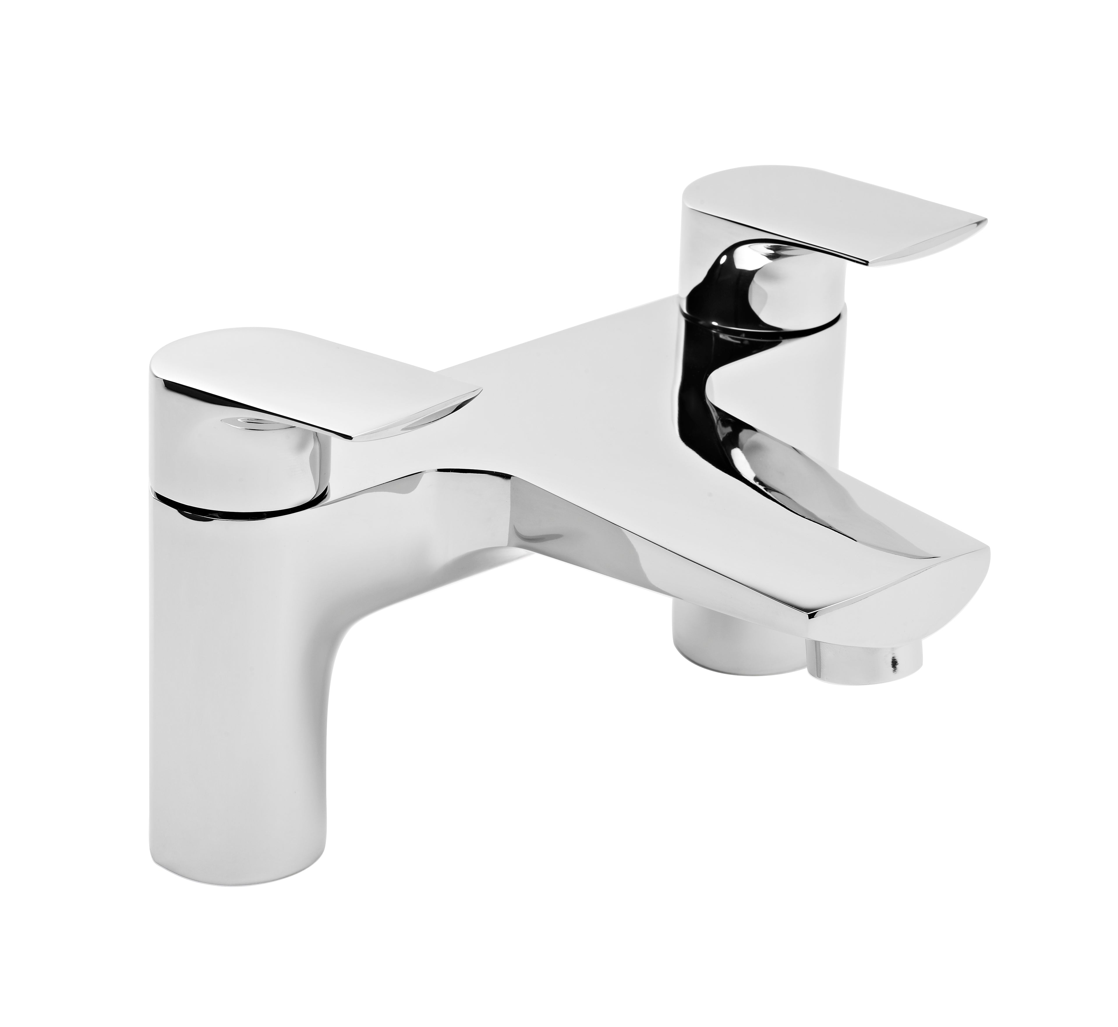 Tavistock Strike Deck Mounted Bath Filler - Chrome