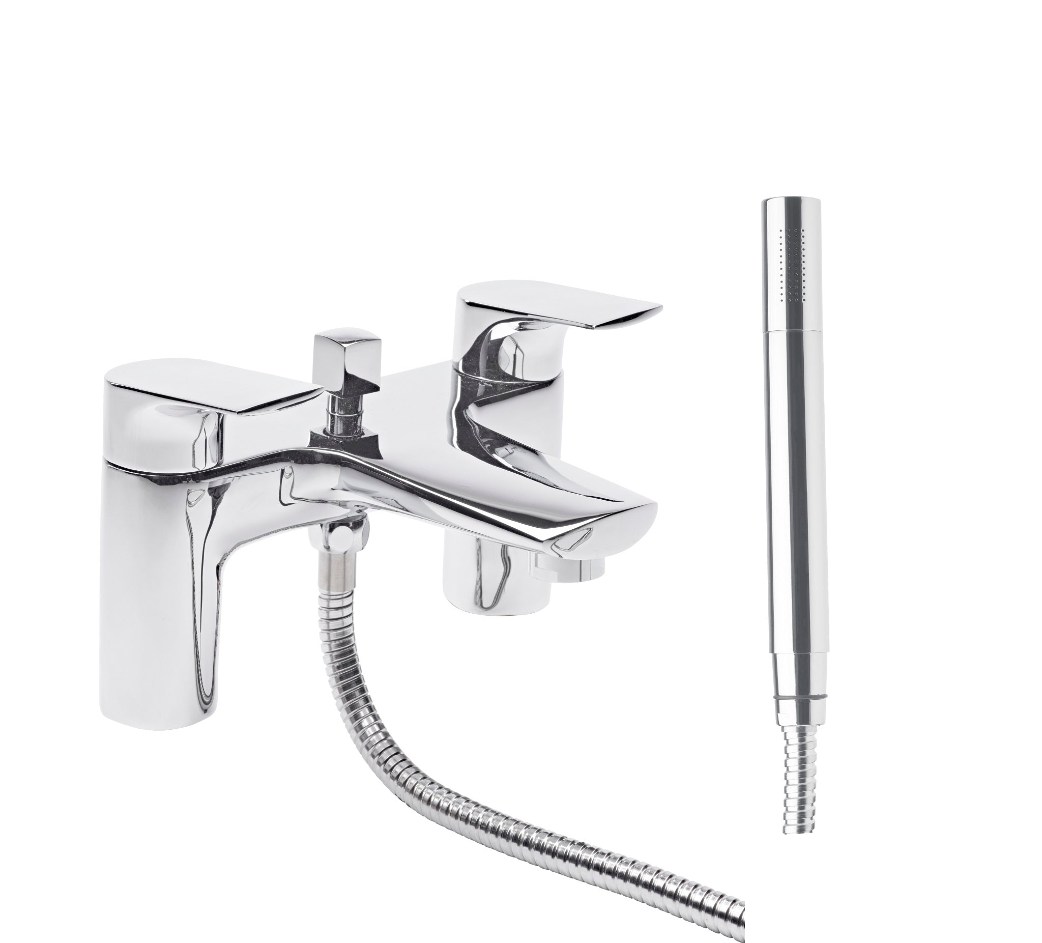 Tavistock Strike Deck Mounted Bath Shower Mixer - Chrome