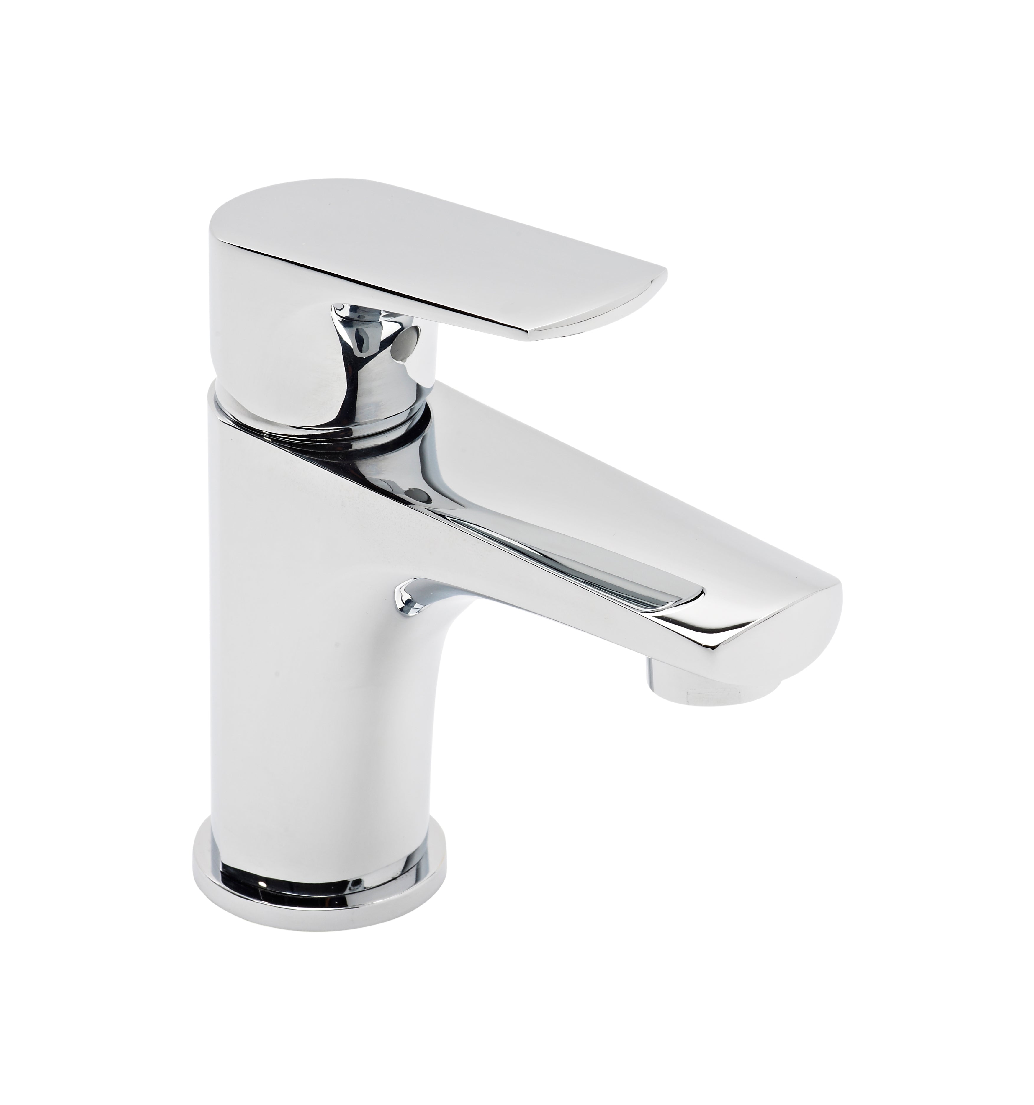 Tavistock Strike Mini Basin Mixer With Click Waste - Chrome