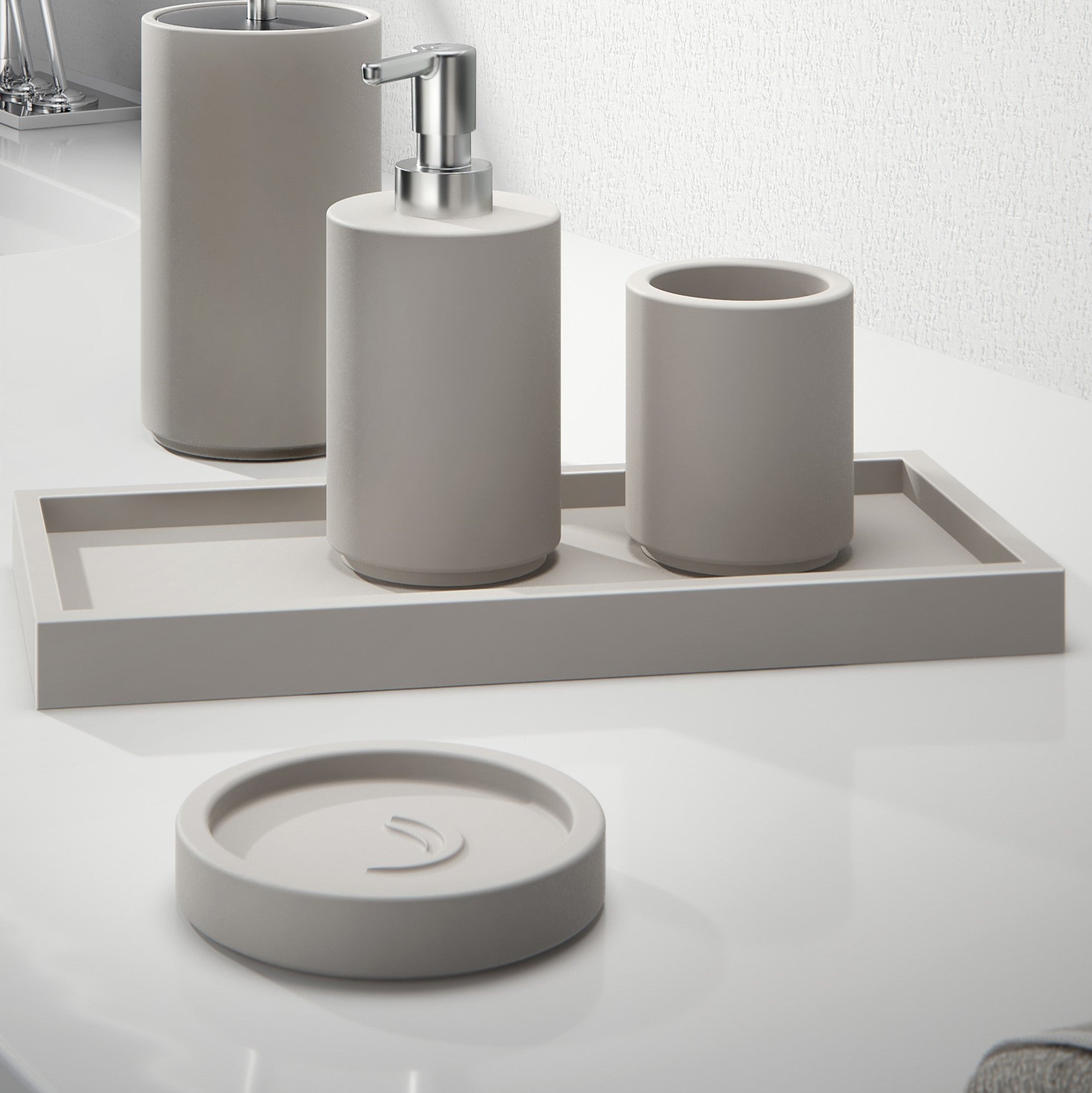 Gedy Giunone Tray - Warm Grey