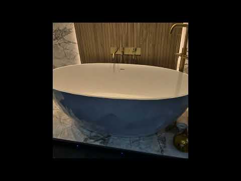 Adamsez Geo Freestanding Bath - White