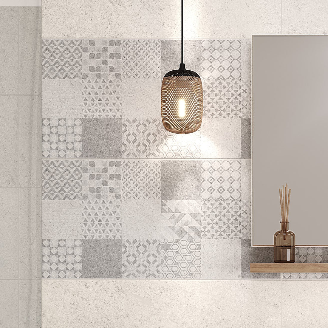 District Decor Matt Wall Tile - 40 x 80cm