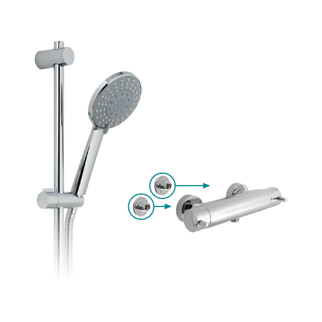 Vado Celsius Exposed Thermostatic Shower Set