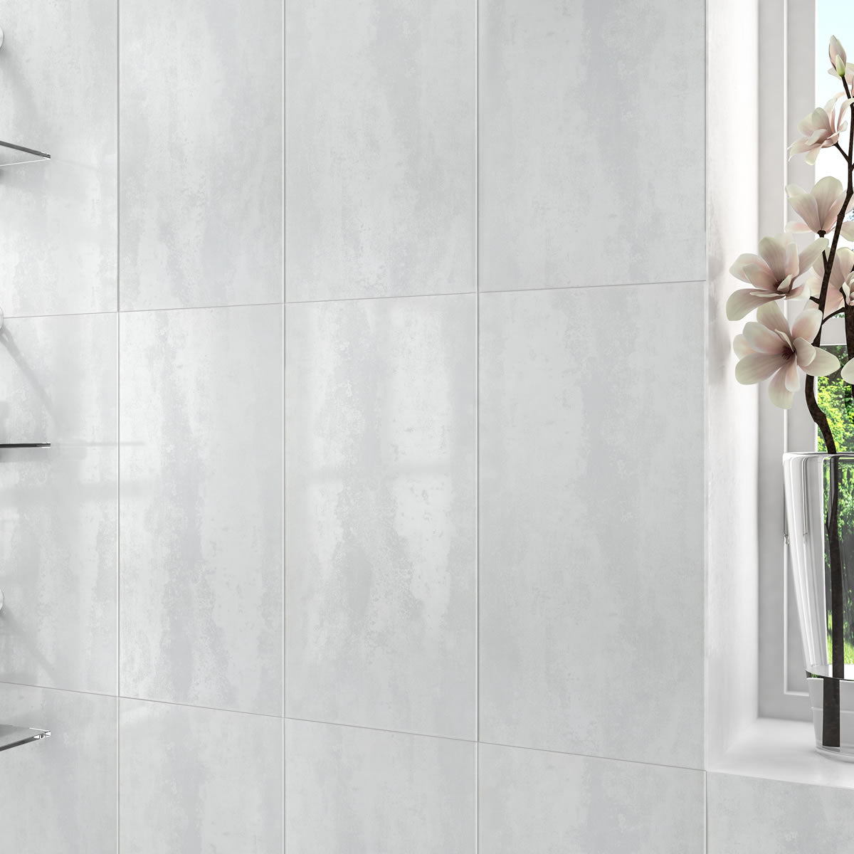 Lastino White Wall Tile - 30 x 60cm