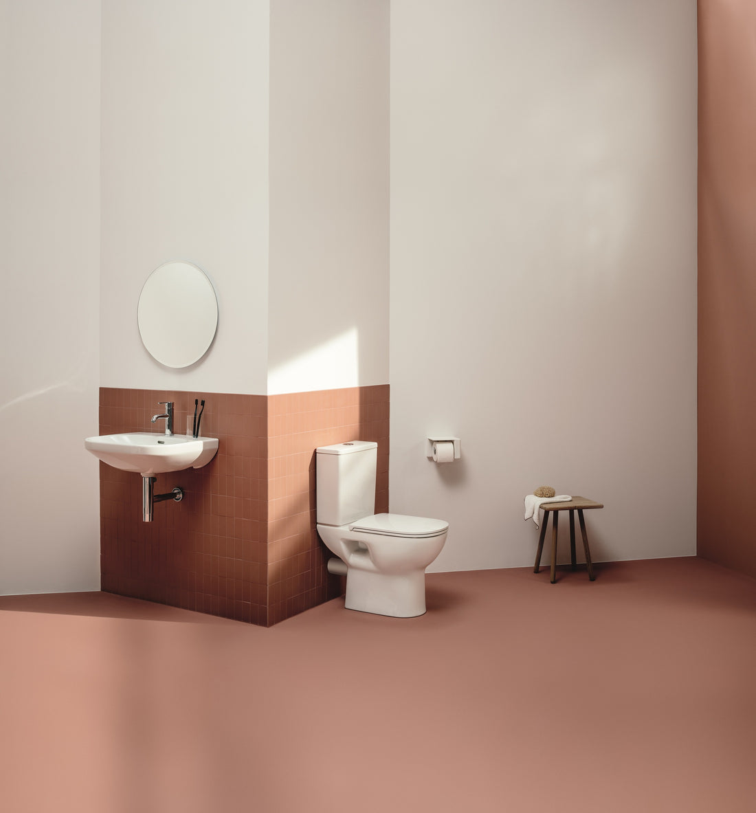Laufen Lua Close-coupled Open-back WC Pan