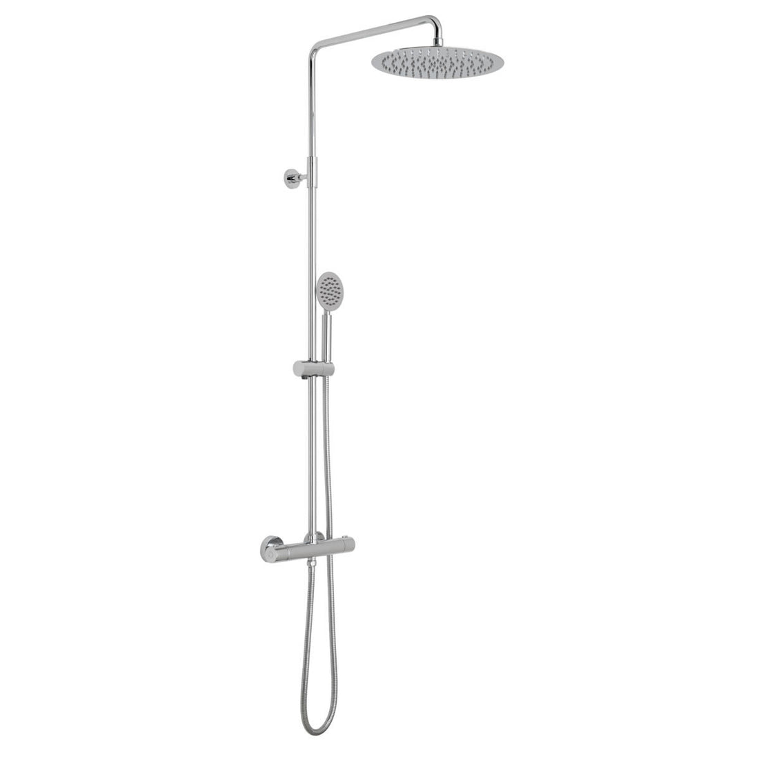 Vado Velo Aquablade Round Thermostatic Dual Outlet Shower Valve