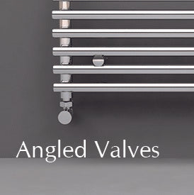 Zehnder Roda Spa Asymmetrical Anthracite Towel Radiator - Left Hand