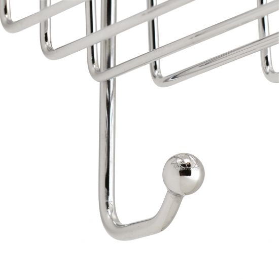 Vado Basket Large Double Triangular Corner with integral Hook Wall Mounted