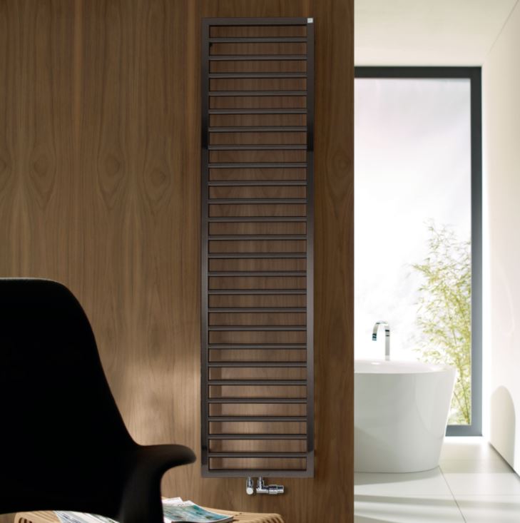 Zehnder Subway Quartz Brown Towel Radiator