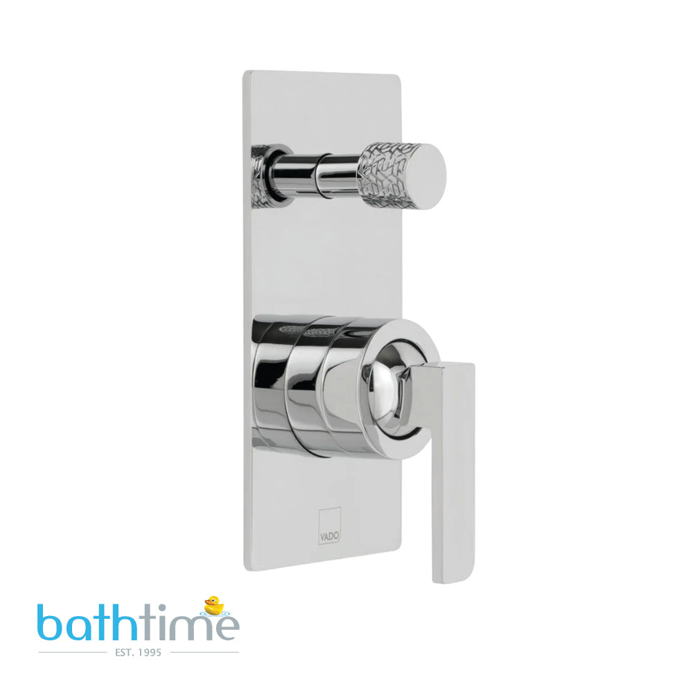 Vado Omika 2 Outlet Single Lever Concealed Manual Valve with Diverter