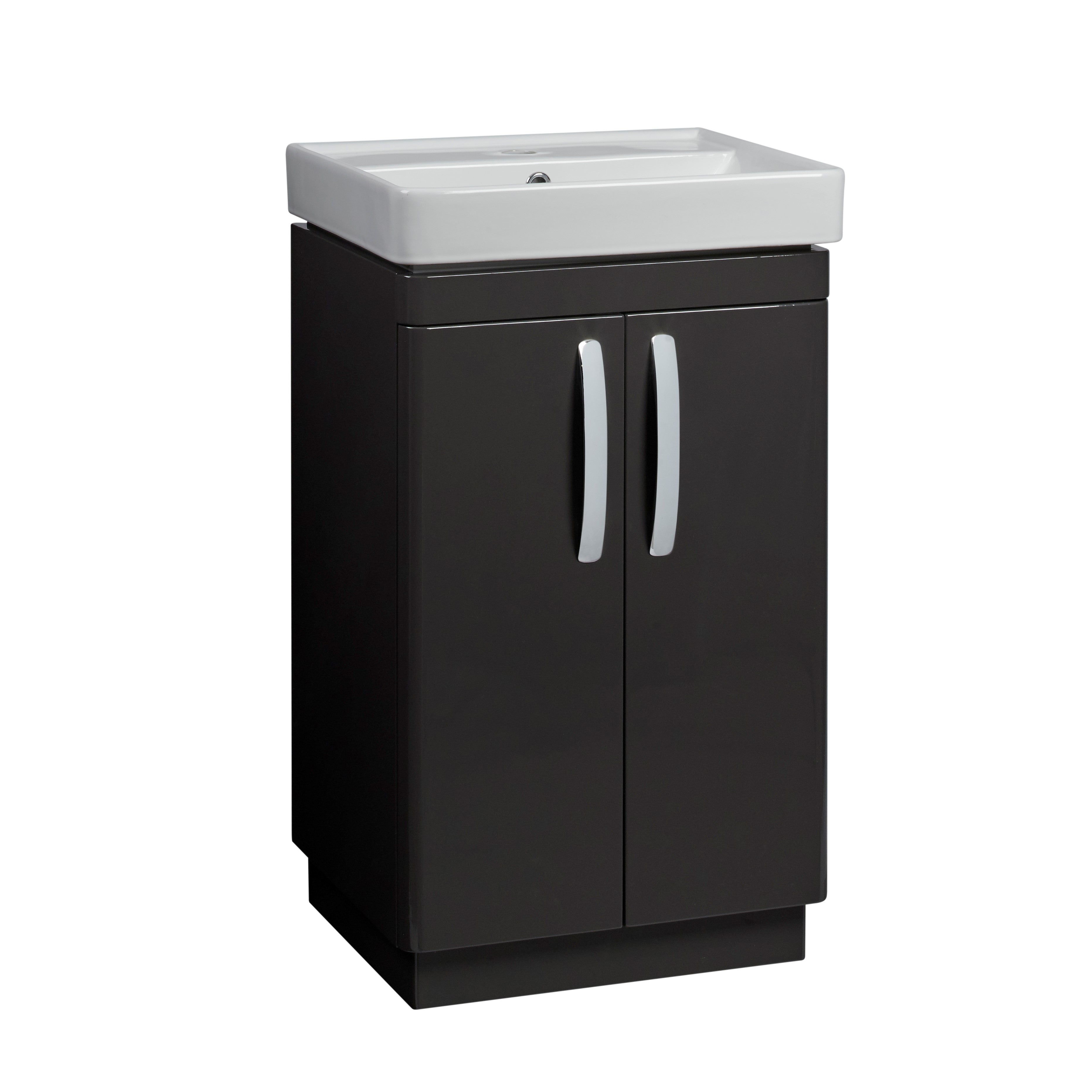 Tavistock Compass 500mm Floor reaching Unit & Basin - Various Colours