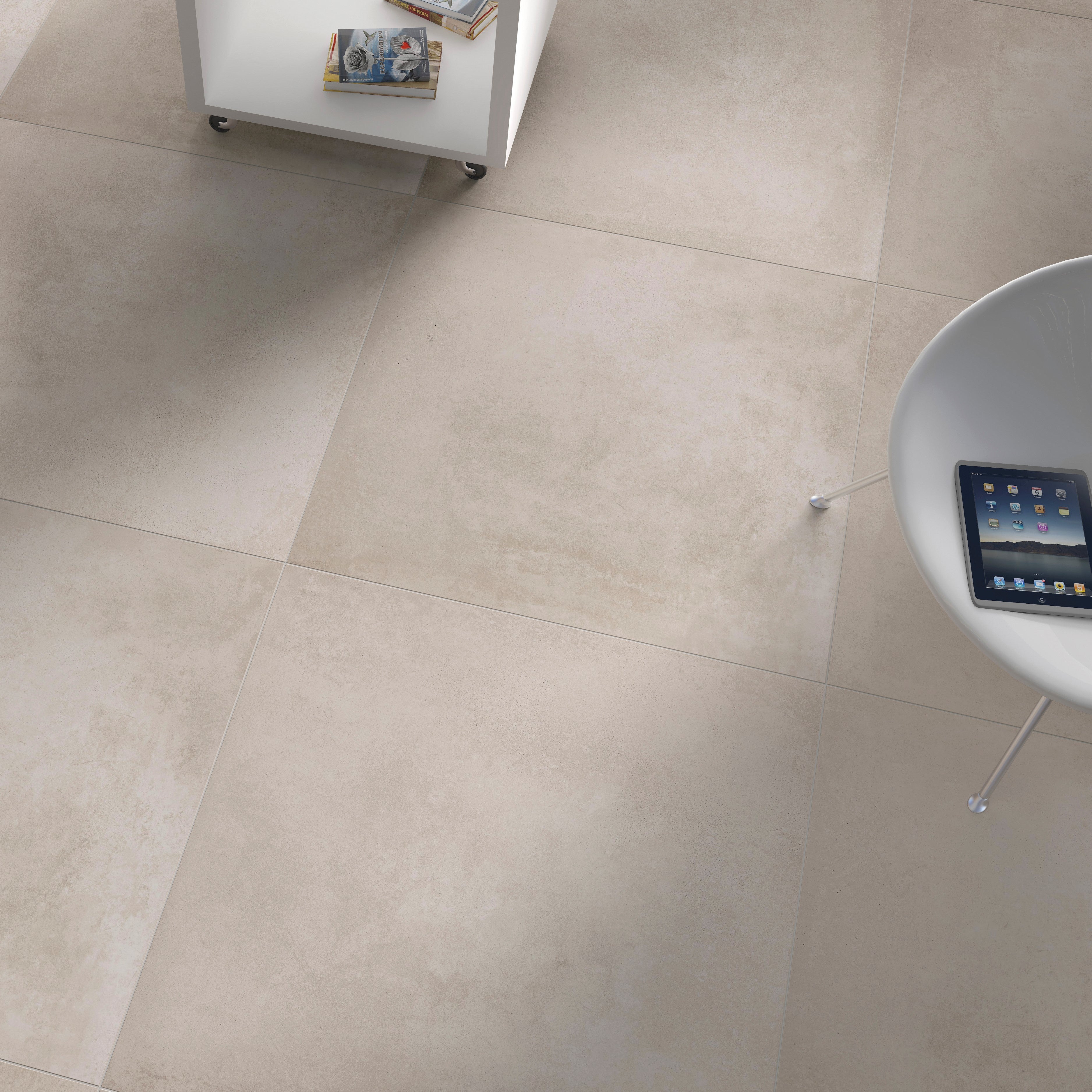 Lomend White Floor Tile - 80 x 80cm