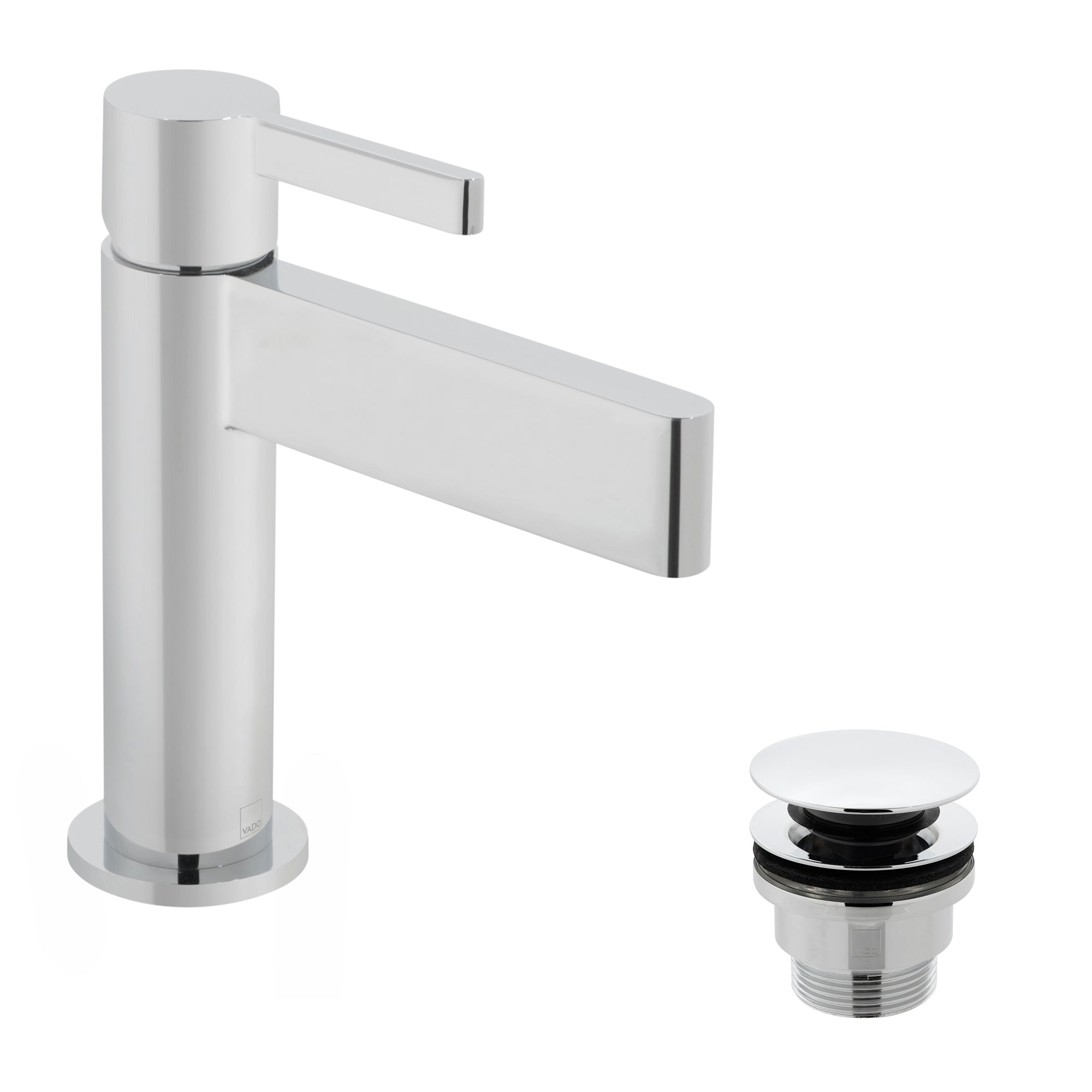 Vado Edit Mini Mono Basin Mixer with Universal Waste