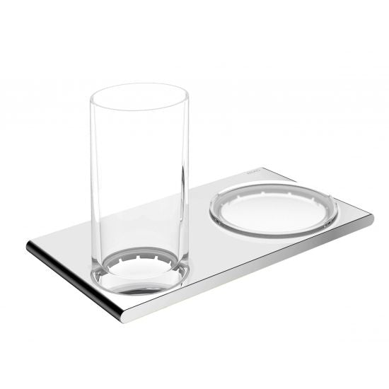 Keuco Edition 400 Tumbler & Soap Holder with Tumbler and Soap Dish