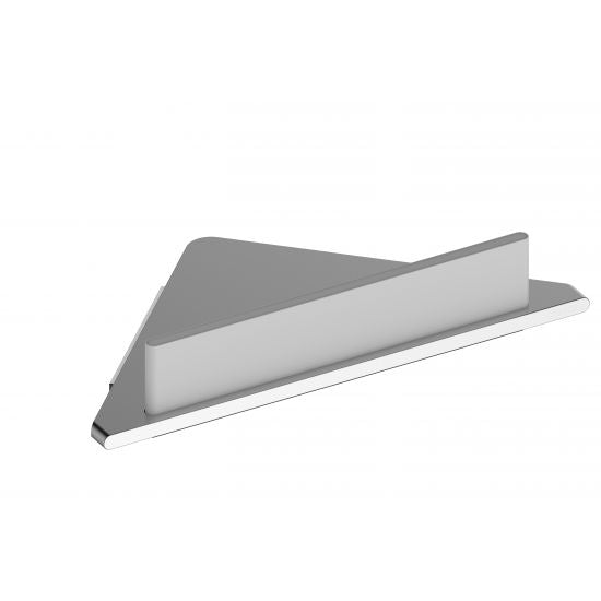 Keuco Edition 400 Corner Soap Shelf with Integrated Glass Wiper