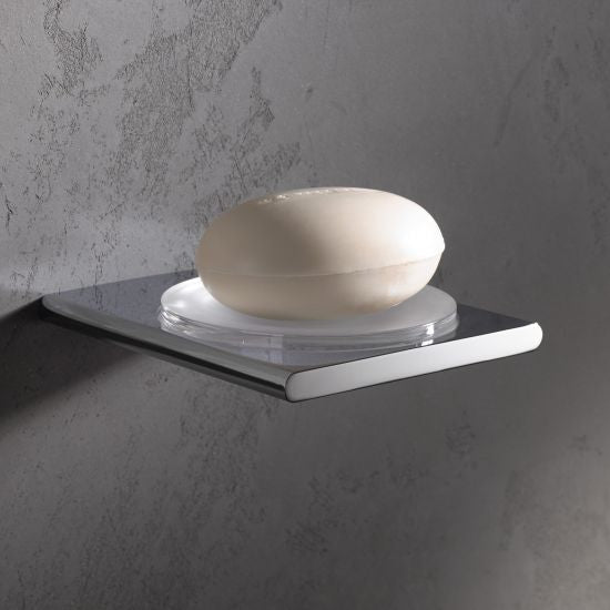 Keuco Edition 400 Soap Holder with Crystal Soap Dish