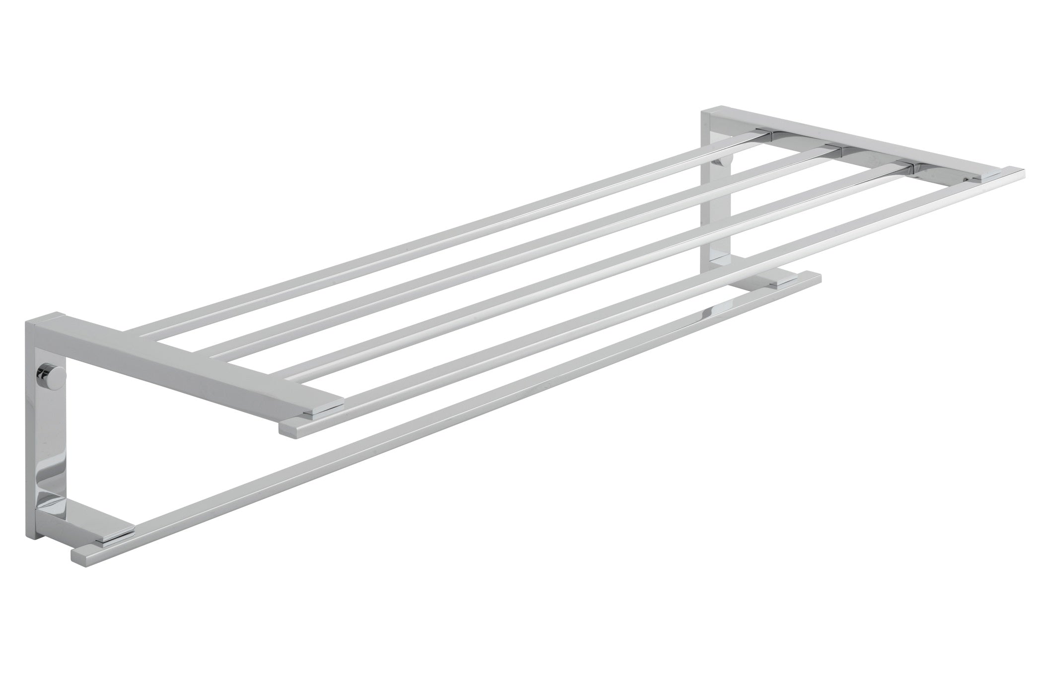 Vado Level Towel Shelf with Towel Rail 550mm (22")