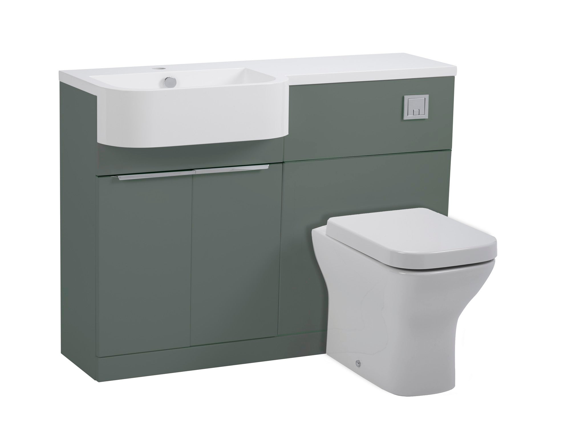 Tavistock Match 1200mm Combination Unit - Viridian Green (L or R Hand)