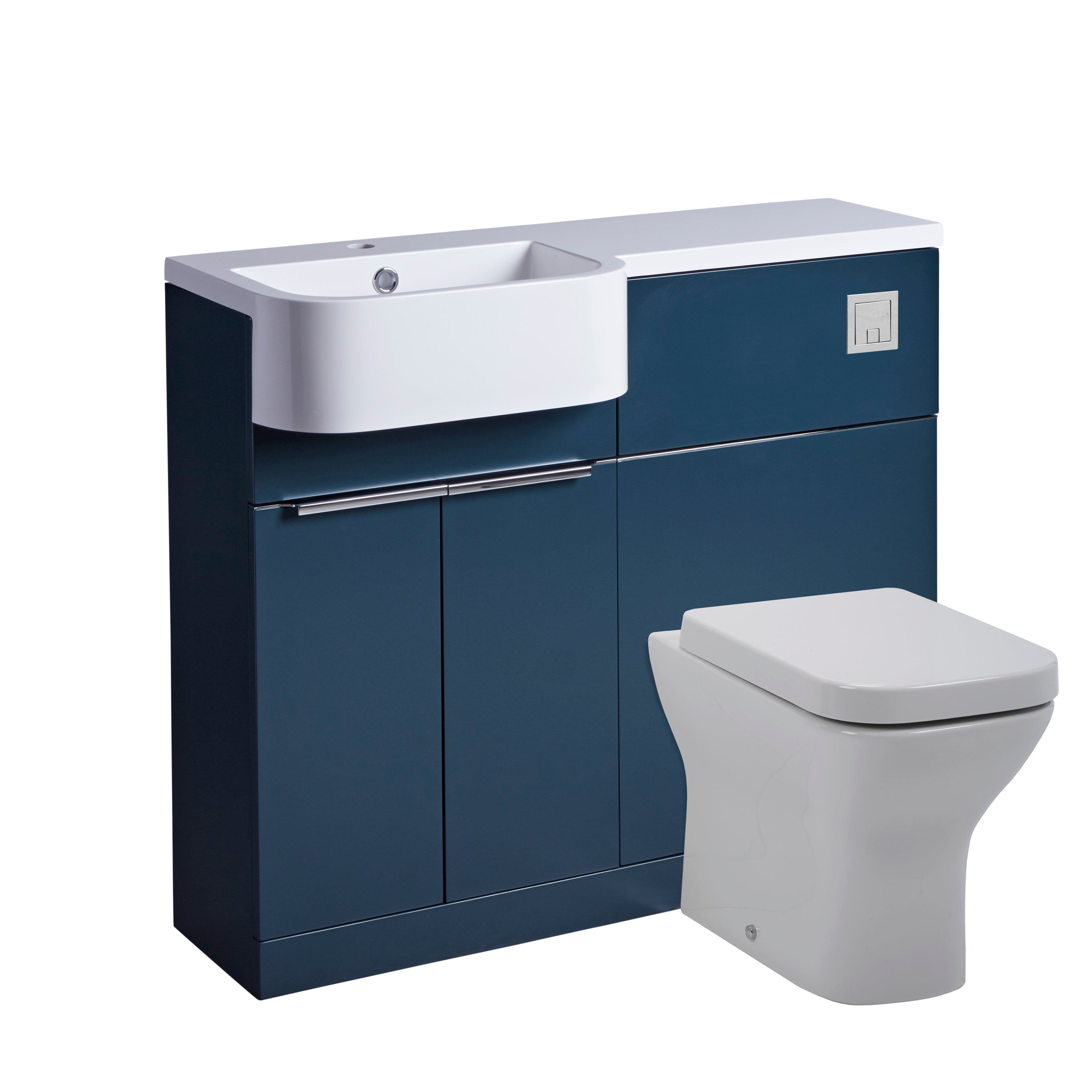 Tavistock Match 1000mm Combination Unit - Oxford Blue (L or R Hand)