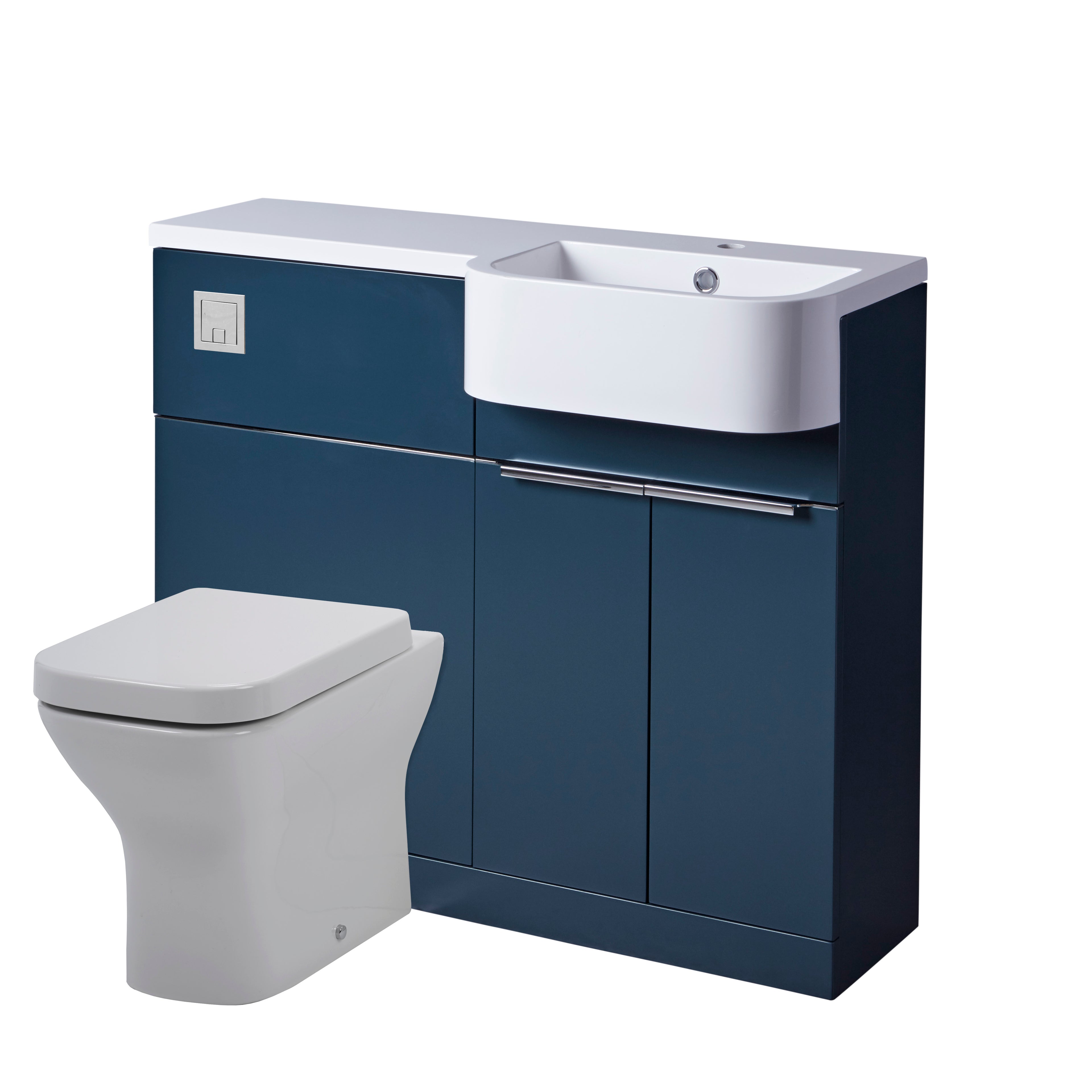 Tavistock Match 1000mm Combination Unit - Oxford Blue (L or R Hand)