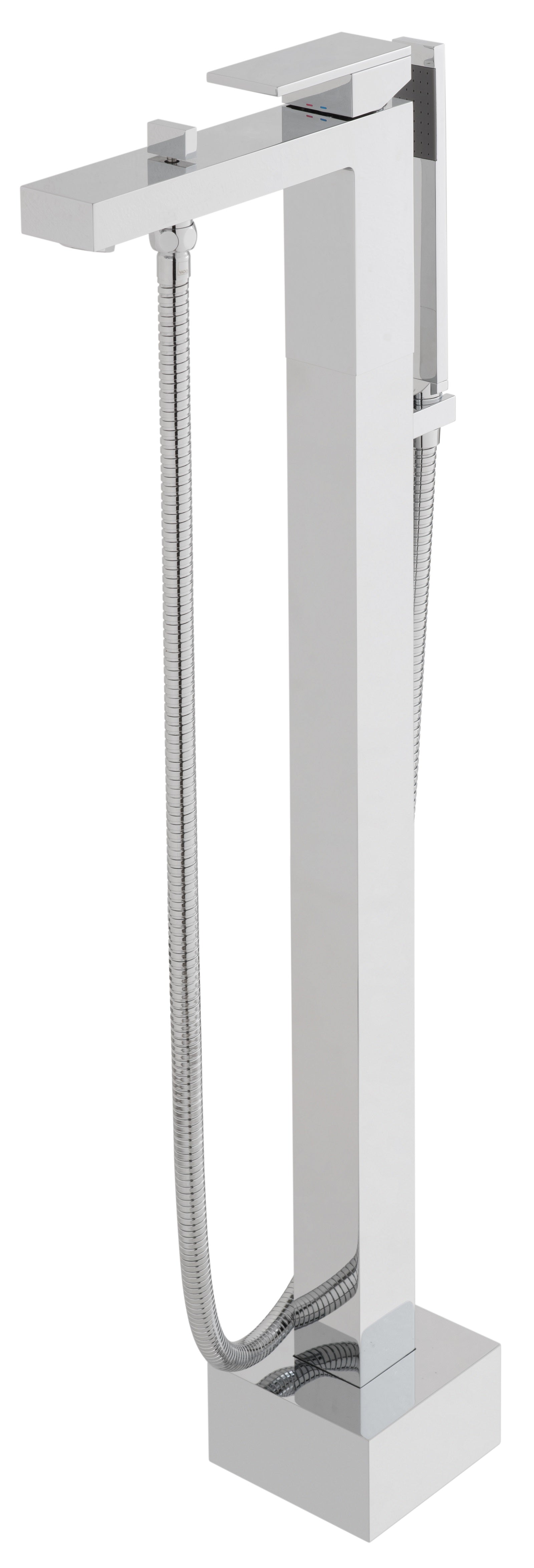 Vado Notion Bath Shower Mixer with Shower Kit Single Lever Floor Mounted