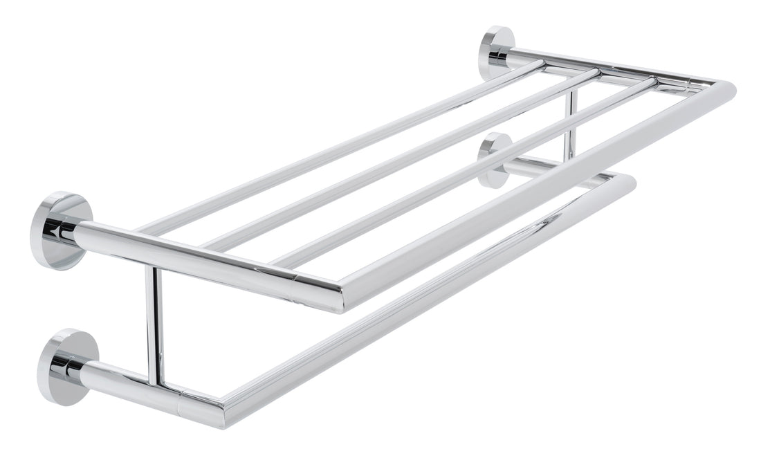 Vado Spa Towel Shelf with Towel Rail 600mm (24")