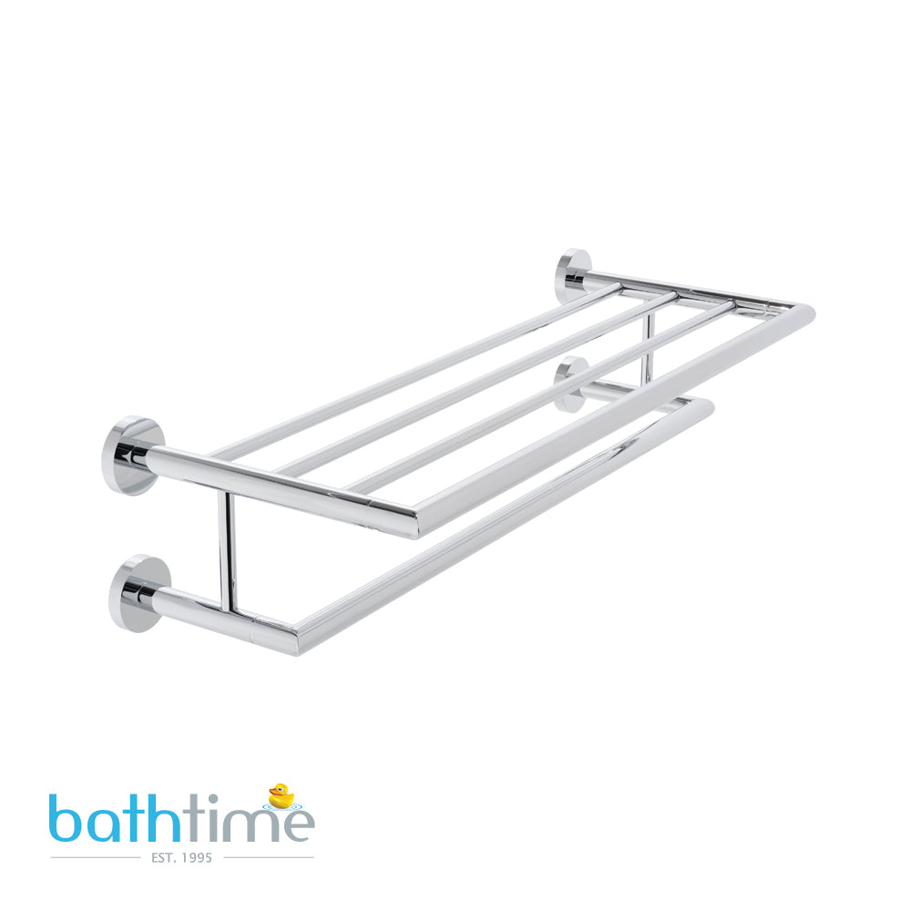 Vado Spa Towel Shelf with Towel Rail 600mm (24")
