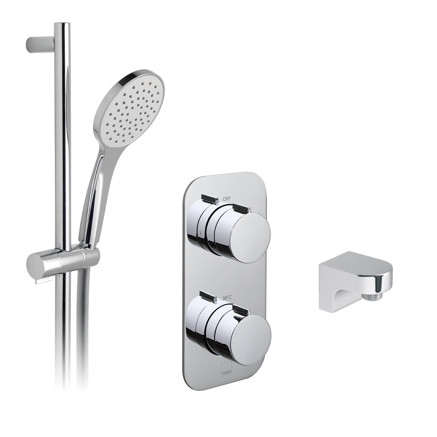 Vado Tablet Altitude 1 Outlet Thermostatic Shower Valve Kit