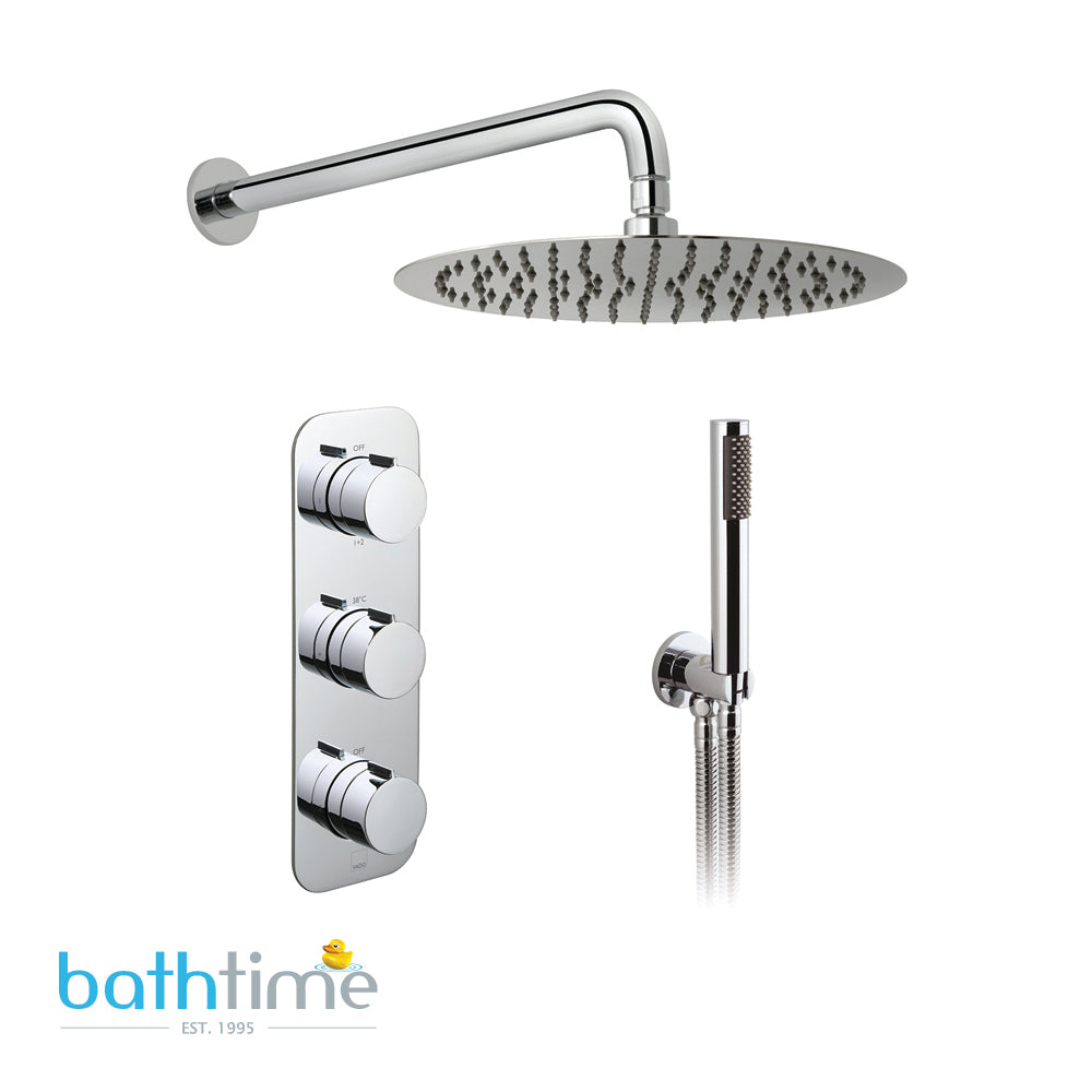 Vado Tablet Altitude 2 Outlet Thermostatic Shower Valve Kit - Vertical