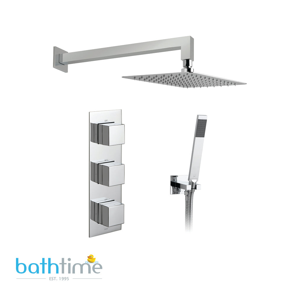 Vado Tablet Notion 2 Outlet Thermostatic Shower Valve Kit - Vertical