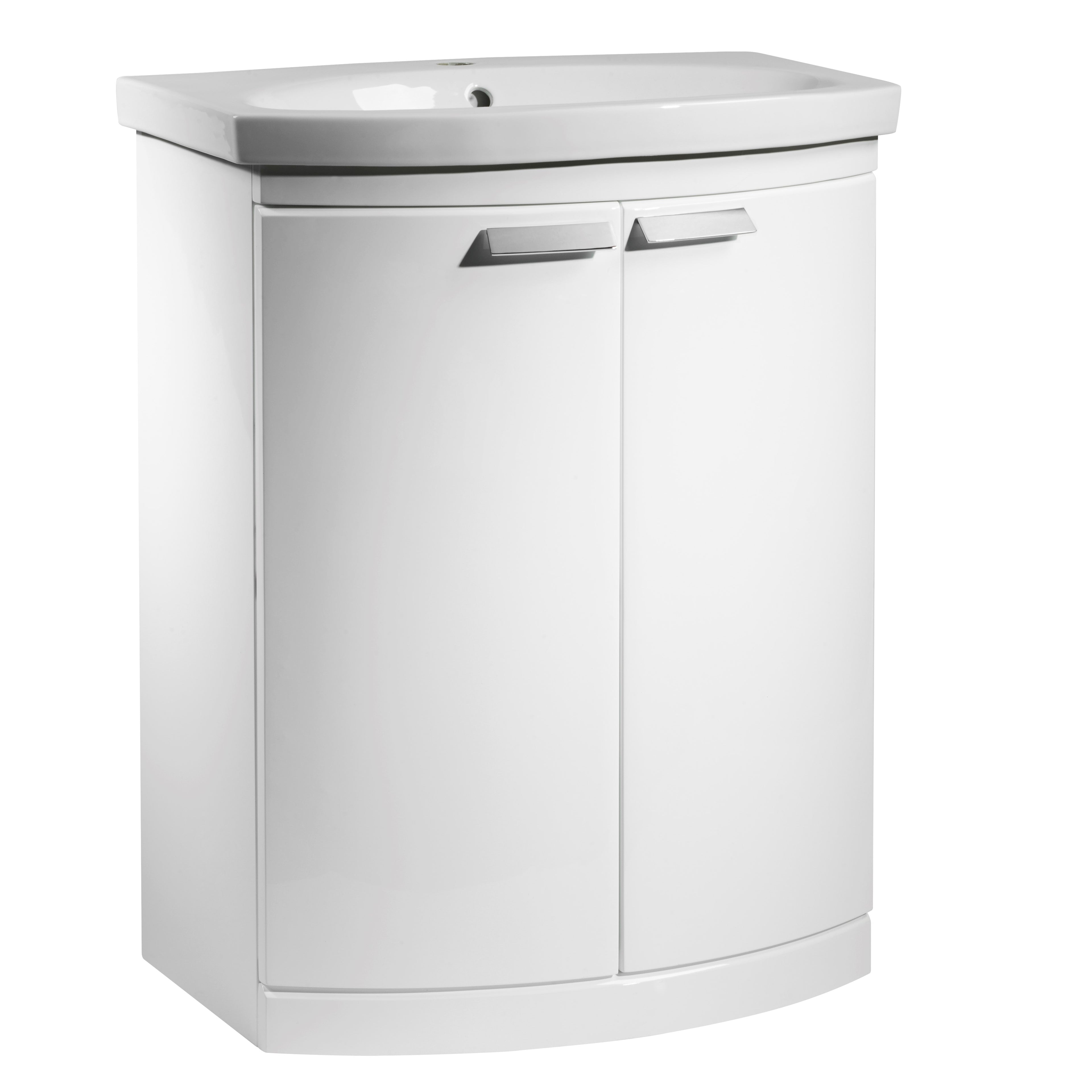 Tavistock Tempo 650mm Floor-reaching Unit & Basin - Various Colours