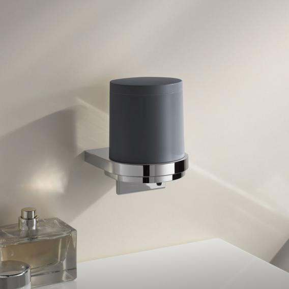 Keuco Moll Lotion Dispenser with Holder & Pump - Anthracite