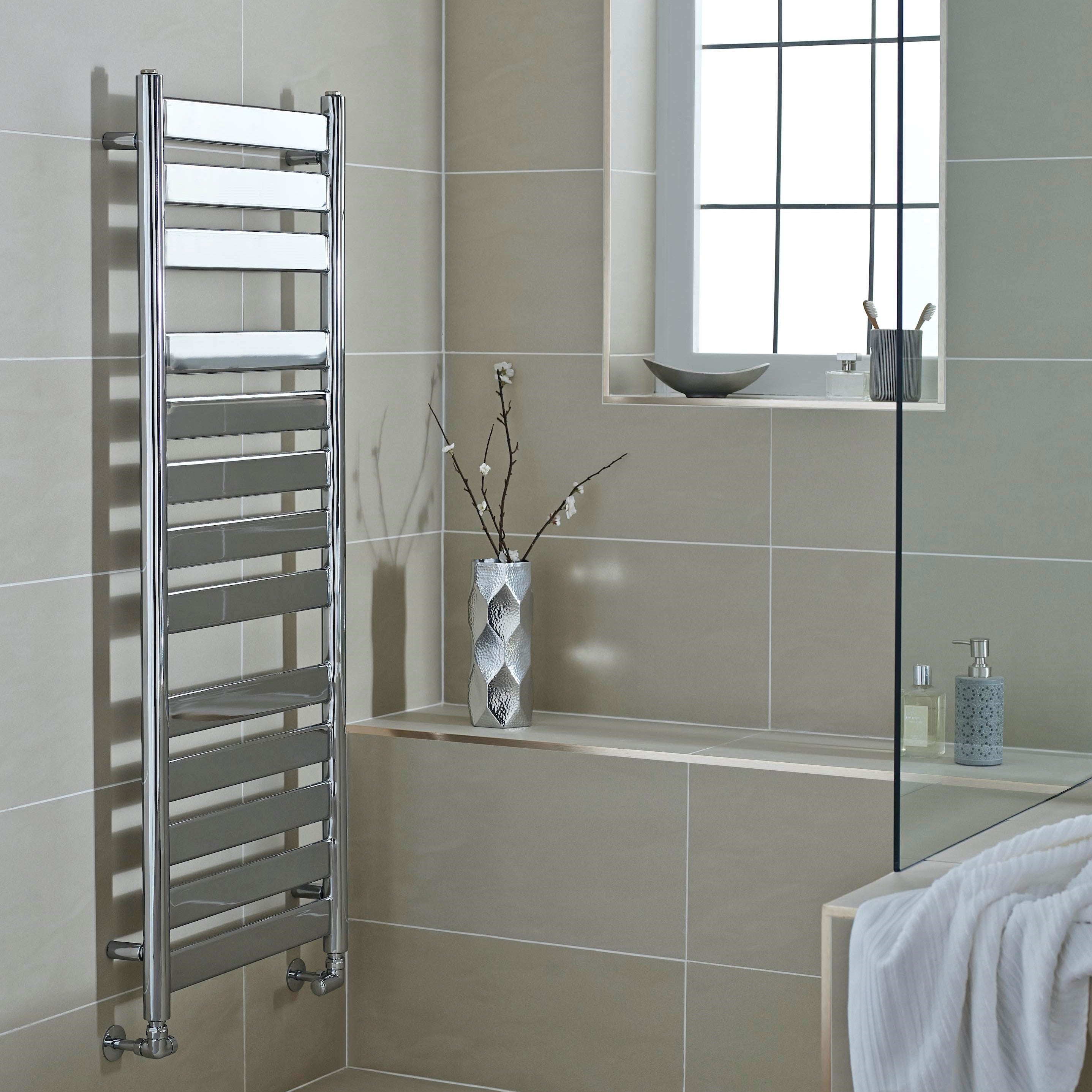 Signia Chrome Designer Towel Radiator - Various Sizes