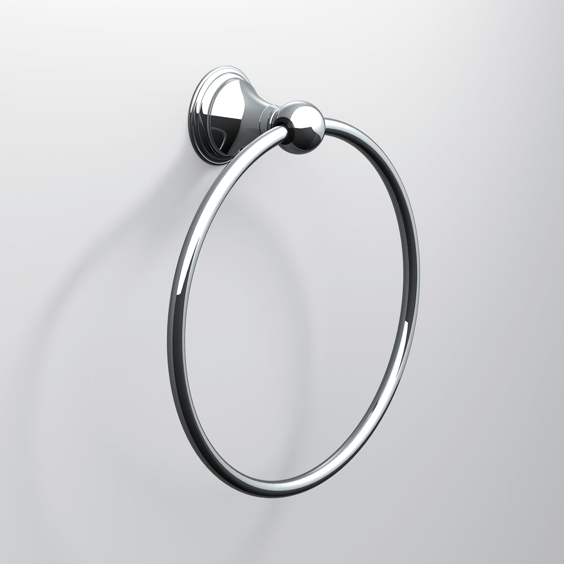 Sonia Genoa Towel Ring - Chrome