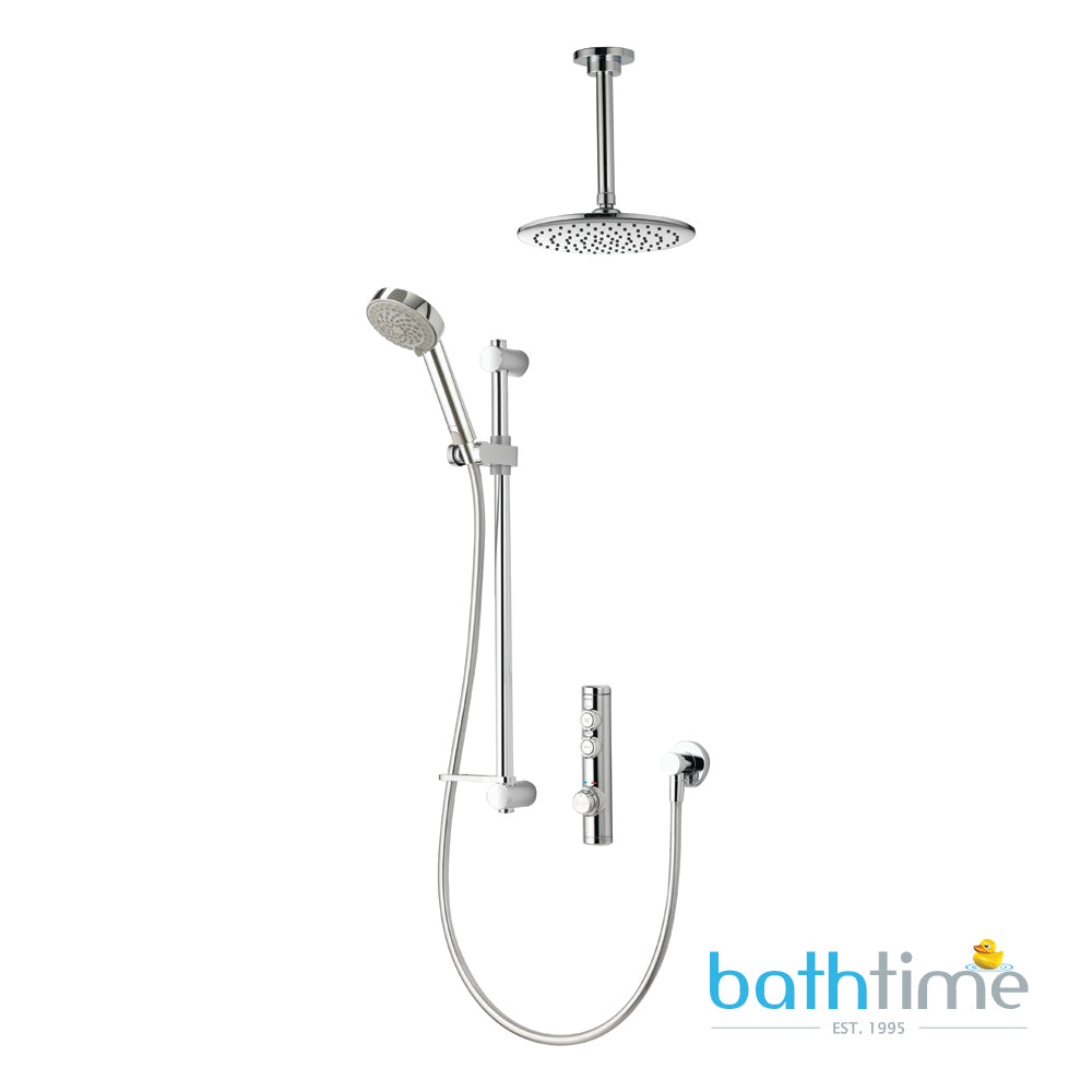 Aqualisa Isystem Smart Shower - Concealed With Adjustable &amp; Ceiling Fixed Head ISD.A1.BV.DVFC.21